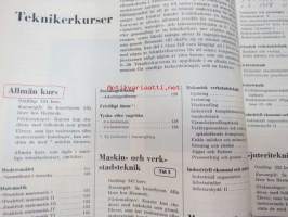 Hermods teknisk utbildning 1955-1956 - Korrespondensinstitut -kurssien esittelykirja
