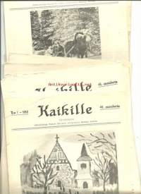 Kaikille-lehti  1952 nr 1-12