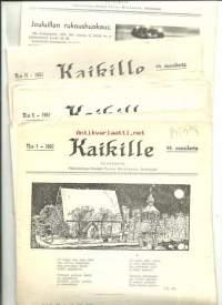 Kaikille-lehti  1951 nr 1-2,4-5,8-12