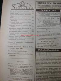 Kotiliesi 1946 nr 18, 18. syyskuu . Kansikuva Tikka ompelukone, talviasumme (8 sivua), lämpimiä aaltoja yli Atlantin - kummikerhon uskollisia