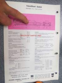 Bedford J 3 L bensiini ja diesel - teknilliset tiedot -myyntiesite