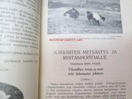 Metsästys ja kalastus 1925 nr 2, sis. mm. seur. artikkelit / jutut / kuvat; W:m Wallenius - Kuteeko järvilohi järvissä?, Kalle Rikala - ajojahdilla, Karl Fazer