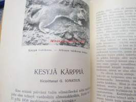 Metsästys ja kalastus 1925 nr 2, sis. mm. seur. artikkelit / jutut / kuvat; W:m Wallenius - Kuteeko järvilohi järvissä?, Kalle Rikala - ajojahdilla, Karl Fazer