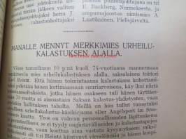 Metsästys ja kalastus 1925 nr 2, sis. mm. seur. artikkelit / jutut / kuvat; W:m Wallenius - Kuteeko järvilohi järvissä?, Kalle Rikala - ajojahdilla, Karl Fazer