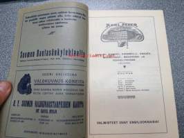 Metsästys ja kalastus 1925 nr 9, sis. mm. seur. artikkelit / jutut / kuvat; Ilmari Heikinheimo - Kuusamon kalavesillä, Gunnar Alm - Lohien merkitsemiset kalan