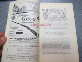 Metsästys ja kalastus 1925 nr 9, sis. mm. seur. artikkelit / jutut / kuvat; Ilmari Heikinheimo - Kuusamon kalavesillä, Gunnar Alm - Lohien merkitsemiset kalan