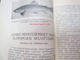 Metsästys ja kalastus 1925 nr 9, sis. mm. seur. artikkelit / jutut / kuvat; Ilmari Heikinheimo - Kuusamon kalavesillä, Gunnar Alm - Lohien merkitsemiset kalan