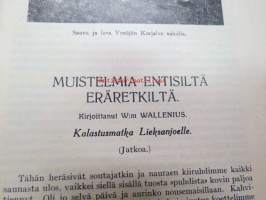 Metsästys ja kalastus 1926 nr 10, sis. mm. seur. artikkelit / jutut / kuvat; Haulikon papintodistus osa 3., W:m Wallenius - Muistelmia entisiltä eräretkiltä -