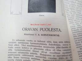 Metsästys ja kalastus 1926 nr 10, sis. mm. seur. artikkelit / jutut / kuvat; Haulikon papintodistus osa 3., W:m Wallenius - Muistelmia entisiltä eräretkiltä -