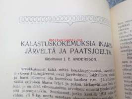 Metsästys ja kalastus 1926 nr 10, sis. mm. seur. artikkelit / jutut / kuvat; Haulikon papintodistus osa 3., W:m Wallenius - Muistelmia entisiltä eräretkiltä -