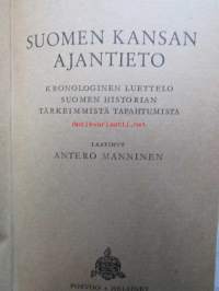 Suomen kansan ajantieto. Kronologinen luettelo suomen historian tärkeimmistä tapahtumista