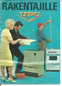 UPO rakentajille: liedet, jääkaapit, pesupöydät, lämmittimet ja radiaattorit - myyntiesite 1965