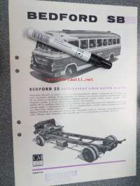 Bedford SB keskiraskas linja-autoalusta -myyntiesite