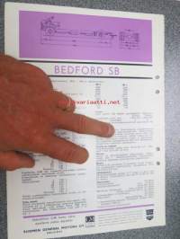 Bedford SB keskiraskas linja-autoalusta -myyntiesite