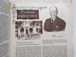 Kotiliesi 1953 nr 17  syyskuu -mm. Koulutytön syksyinen pukunäytös, 100 punaista tomaatti, Uudessa koulussa yksin ja vieraana, Vanhoja taloja suuria huoneita,