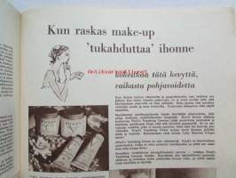 Kotiliesi 1953 nr 18 Syyskuu -mm. Hame ja Pusero, Maisteri Elsa Palsanen, Kotitaloustyö pyörillä, Suomalaisia emäntiä Elli Toivakka, F.E. Sillanpään puhe,