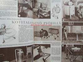 Kotiliesi 1953 nr 18 Syyskuu -mm. Hame ja Pusero, Maisteri Elsa Palsanen, Kotitaloustyö pyörillä, Suomalaisia emäntiä Elli Toivakka, F.E. Sillanpään puhe,