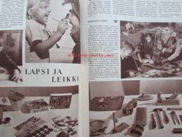 Kotiliesi 1963 nr 1  tammikuu. -mm. Lapsi ja leikki, Kotisisarten kasvattaja Aira Mäki, Tampereen talouskoulu pyynikillä, Tohtori Tyyni Tuolio lannistumaton,
