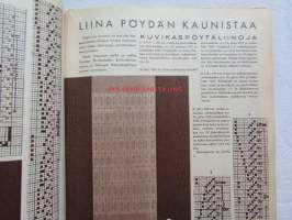 Kotiliesi 1963 nr 1  tammikuu. -mm. Lapsi ja leikki, Kotisisarten kasvattaja Aira Mäki, Tampereen talouskoulu pyynikillä, Tohtori Tyyni Tuolio lannistumaton,