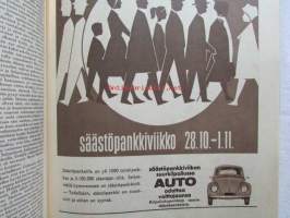 Kotiliesi 1963 nr 21 Marraskuu 1963. Aiheita mm. Suonikohjut, Makuuhuone minua varten, Lammaskeitto, Lampaankyljykset, Irlantilainen lammasmuhennos,