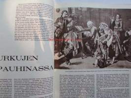 Kotiliesi 1963 nr 21 Marraskuu 1963. Aiheita mm. Suonikohjut, Makuuhuone minua varten, Lammaskeitto, Lampaankyljykset, Irlantilainen lammasmuhennos,