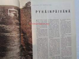 Kotiliesi 1963 nr 21 Marraskuu 1963. Aiheita mm. Suonikohjut, Makuuhuone minua varten, Lammaskeitto, Lampaankyljykset, Irlantilainen lammasmuhennos,