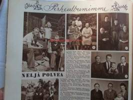 Kotiliesi 1952 nr 22 -mm. Irja Palonen Ompele jerseypuku, Nukkekoti, Tuulikannel, Arkkitehti Hanna-Liisa Kalliala 20-luku on vaihtunut 50-luvuksi, Pariloitu pihvi,