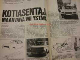 Moottori 1973 / 9 sis mm,Vertailussa Lada 1500 S ja Polski Fiat 125 P.Endurot metsässä.Käytetty Saab -apuna Ford.Kaikenkarvaisia takseja.suomalaisen