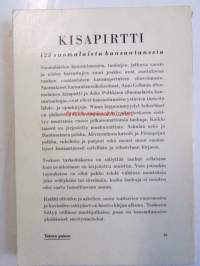 Kisapirtti - 125 suomalaista kansantanssia. 1959, 1. painos.