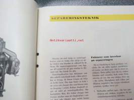 Alfa-Laval - Separering av oljor för marina ändamål -öljyjen separointi, laivoja koskevaa teknistä tietoa ym.