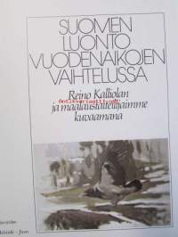 Suomen luonto vuodenaikojen vaihtelussa Reino Kalliolan ja maalaustaiteilijaimme kuvaamana