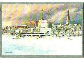 Finlandiatalo Helsinki, postikortti  - paikkakuntakortti kulkenut 1981