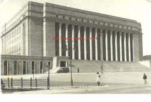 Eduskuntatalo Helsinki, postikortti  - paikkakuntakortti kulkenut 1937