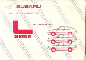Subaru 1988 Betriebsanleitung  serie