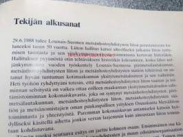 Metsätaloudellista yhteistoimintaa Lounais-Suomessa - Lounais-Suomen metsänhoitoyhdistysten liitto 1938-1988, Lounais-Suomen metsänhoitoyhdistysten säätiö 1938-1988