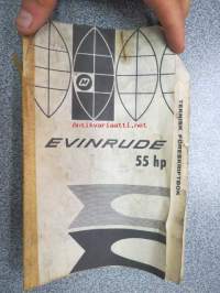 Evinrude 55 hp teknisk föreskriftsbok -perämoottorin käyttöohjekirja ruotsiksi