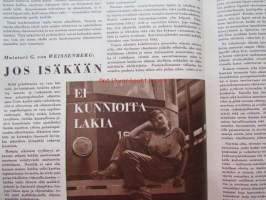 Kotiliesi 1955 nr 3 -mm. Aino Hausmann Miksi muutut hopealusikka?, Sianmurekekääryleet, Nuoren parin koti 20:llä Snelmannilla, Katso kuvista tarkempi sisältö