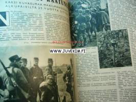 Hakkapeliitta 1939 nr 34, kansikuva Mannerheim &amp; panssarivaunu