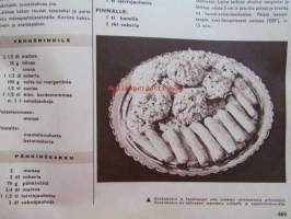 Kotiliesi 1962 nr 9 -mm. Uusia pihapuita Pilarihaapa, Mantsuurian jalopähkinä, Hevoskastanja, Maakellari rakennuspiirrustus, Eläketurva, Pähkinäkakku,