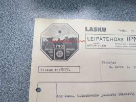 Leipätehdas Ipnos, Turku 31.12.1929 -asiakirja