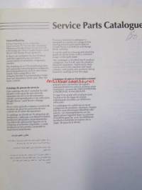 Land Rover Service Parts Catalogue - Varaosakirja, Katso tarkemmat mallit ja sisältöluettelo kuvista