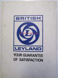 British Leyland J2 / 152 Range Mechanical and body, Parts List abridged AKD 5321 Edition 1 - varaosaluettelo, Katso kuvista tarkempi sisältö