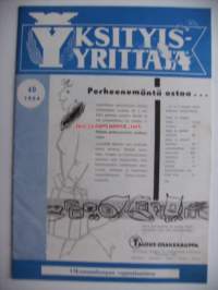 Yksityisyrittäjä 1954 nr 40 - liikemerkkejä, taistelu luotoista, metalliteollisuuden ongelmia, ulkomaan kaupan vapauttaminen