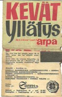 Kevät yllätysarpa  1955 -  arpa