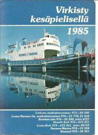 Virkisty kesäpelisellä 1985  - matkailuesite