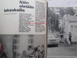 Kotiliesi 1969 nr 18 -mm. Talo huomispäivää varten, Silakan oikea perkaus, Euran ja Iisalmen naiset kilpasille, Varusmiehen viihtyvyys ja hyvinvointi,