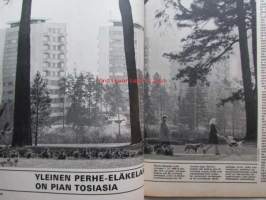 Kotiliesi 1969 nr 18 -mm. Näin eletään lakeuksilla - Talo huomispäivää varten, Silakan oikea perkaus, Euran ja Iisalmen naiset kilpasille