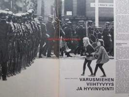 Kotiliesi 1969 nr 18 -mm. Näin eletään lakeuksilla - Talo huomispäivää varten, Silakan oikea perkaus, Euran ja Iisalmen naiset kilpasille