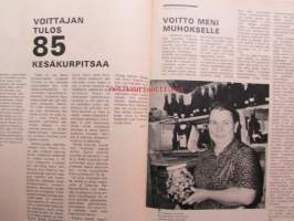 Kotiliesi 1970 nr 20 -mm. Chymoksen tehdas Lappeenranta, Mollamaija, Lääkäri Laukaasta Rikke Sotamaa, Kuvia kuninkaallisen PR-miehen työstä, Saunamaja,