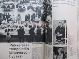 Kotiliesi 1970 nr 22 -mm. Lähetystyö Pirkkalassa, Soukka ssa asumisen edut ja haitat, Liha-riisipata, Jauhelihapihvi, Piimäkakku, Oudot hedelmät ja kasvikset,